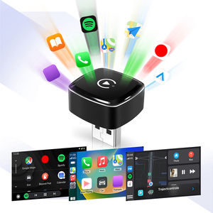 Adaptateur sans fil 2-en-1 CarPlay Android Auto pour voitures OEM avec contrôle au volant <span class=keywords><strong>et</strong></span> GPS, Plug and Play, Vente en gros usine - Product Image 4