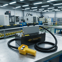 Pompe hydraulique pneumatique télécommandée filaire à simple action haute pression DEELEAP PAS13R 10000Psi 70Mpa