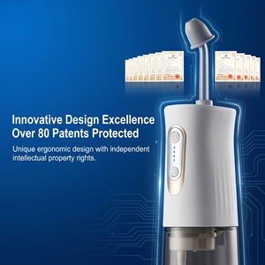 Irrigador Nasal Eléctrico con 4 Modos Ajustables, 200 ml, Portátil, Inalámbrico, Tipo Neti Pot, Máquina <span class=keywords><strong>de</strong></span> Enjuague Nasal, Resistente al Agua IPX7 - Product Image 6