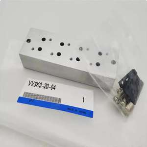 Original-SMC VV3K3-20-04 <b>Solenoid</b> Valve Manifold - Product Image 1