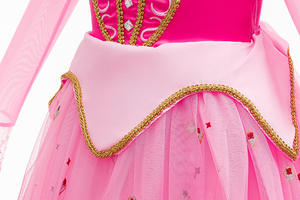 Vestido Largo de Tul Rosa con Mangas Largas para Niñas, Disfraz de Princesa para Halloween, Fiesta de Cosplay, 2026 - Product Image 6