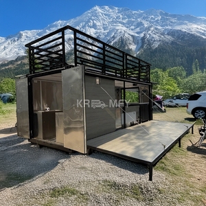 Quiosco de Comida Prefabricado de 20 Pies para Restaurante 2025, con Equipamiento, Muebles, Certificado de Carga, Contenedor de Cocina para Catering - Product Image 4