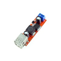 DC 6V-40V dari 5V 3A Modul Konverter Step-Down USB Ganda untuk Pengisi Daya Kendaraan dan Komputer LM2596 USB Ganda