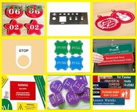 Plaque en plastique ABS bicolore, 2 couches de couleurs, matériaux vierges pour gravure, panneau en plastique laminé pour enseignes publicitaires et badges