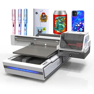 6090 UV Printer A1 Flatbed Printer for Phone Case,Glass Bottle Multi-layers DIY UV Printer