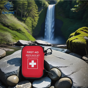 Botiquín de Primeros Auxilios para Motocicleta DIN 13167, Estuche Rígido de EVA, Bolsa Médica de Emergencia Completa para Motociclistas, ISO 13485 - Product Image 6