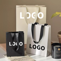 Bolsas de Papel Impresas con su Logotipo para Tiendas de Ropa y Calzado de Lujo, Bolsas de Regalo de Cartón