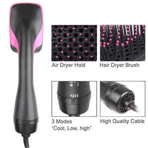 Brosse sèche-cheveux rotative 360° Premium avec cordon, prise EU US UK, brosse coiffante à air chaud, peigne lisseur électrique professionnel pour salon - Product Image 3