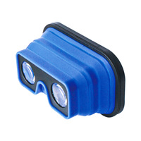 Vente en gros de lunettes intelligentes de réalité virtuelle 3D pliables Mini lunettes de réalité virtuelle portables pour cadeaux professionnels et promotionnels