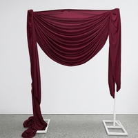 Décoration de mariage en gros et fournitures : Drapé de plafond élégant en tissu de soie de lait pour événements festifs