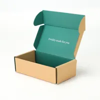 कस्टम कॉस्मेटिक के लिए स्थायी पर्यावरण के अनुकूल पैकेजिंग नालीदार मेलर कागज बॉक्स शिपिंग