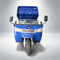 Tricycle cargo diesel à benne ouverte, moto à 3 roues motorisée pour capacité de chargement