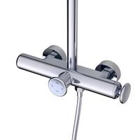 Ensemble de douche en aluminium spatial en gros avec douchette à main et mitigeur de salle de bain
