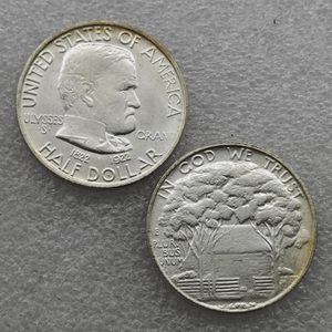 Moneta commemorativa da mezzo dollaro degli Stati Uniti del 1922 (Ulysses S. Grant) con stella sopra la scritta "GRANT", regali, decorazioni per la casa - Product Image 2