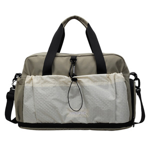 Fitness Bag Large Capacity 20-35L Wet Dry Separation Travel Sports Yoga Shoulder Hand Crossbody Unisex Black Gray Khaki - Product Image 4