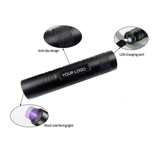 Torcia UV Professionale 365nm Ricaricabile USB con Filtro Nero per Rilevamento di Funghi, Micosi, Urina e Macchie di Animali Domestici - Product Image 3
