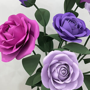 งานหัตถกรรมกระดาษเวทีงานแต่งงานงานประดิษฐ์ดอกไม้ตกแต่งหน้าต่างดอกไม้ขนาดยักษ์ตกแต่งงานแต่งงานงานปาร์ตี้งานแต่งงานงานตามสั่ง - Product Image 5