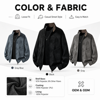 Veste d'hiver élégante pour homme en cuir véritable respirant avec col en fourrure et fermeture éclair, en peau de mouton de qualité supérieure, vente en gros