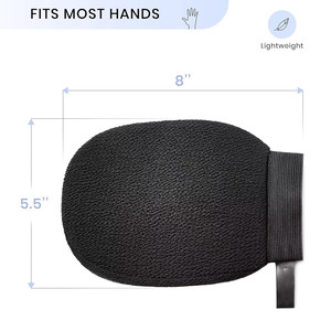 <span class=keywords><strong>Gant</strong></span> exfoliant coréen SimpleField avec <span class=keywords><strong>Kessa</strong></span>, lot de 2, 100 % viscose, pour l'élimination des peaux mortes et le gommage corporel - Product Image 5
