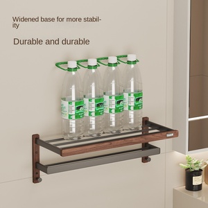 <span class=keywords><strong>Toallero</strong></span> <span class=keywords><strong>de</strong></span> Baño <span class=keywords><strong>de</strong></span> Lujo con Espejo <span class=keywords><strong>de</strong></span> Madera Pulido, Montado en la <span class=keywords><strong>Pared</strong></span>, con Almacenamiento, Portarrollos <span class=keywords><strong>de</strong></span> Papel y Soporte para Secador <span class=keywords><strong>de</strong></span> Pelo - Product Image 4