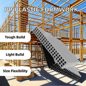 Coffrage creux en PP pour la fabrication de traverses et de structures secondaires en béton - Product Image 1
