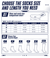 Chaussettes de sport professionnelles personnalisées pour hommes, pour le tennis, le volley-ball, avec logo design, chaussettes de course athlétiques