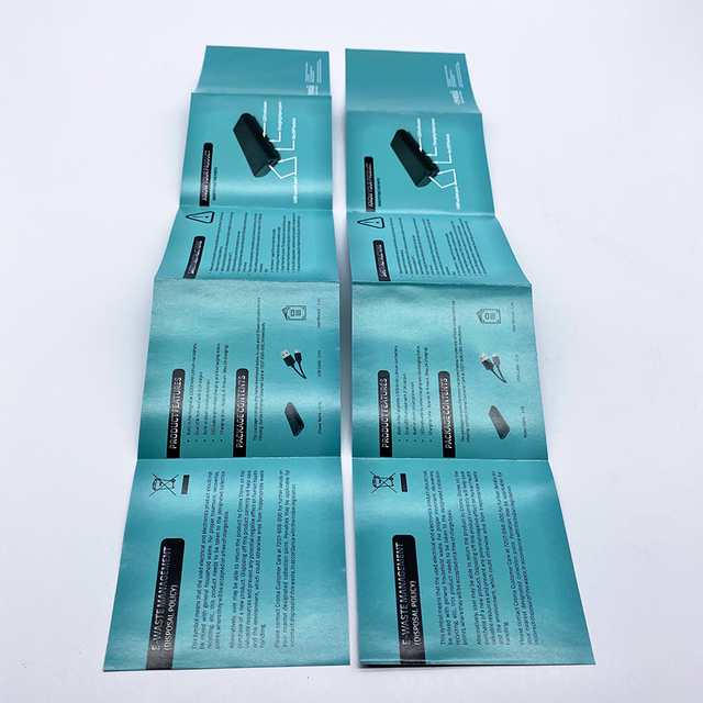 Customized Art Paper Flyer Leaflet Brochure Printing User Guides Booklets Electronic Product Instruction Manual Book