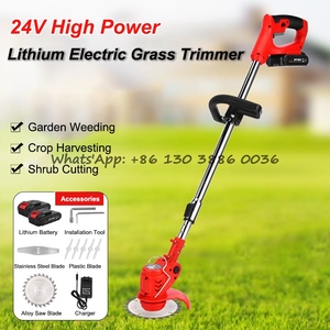 Débroussailleuse sans fil 800W pour jardin, outils de coupe pour cultures, machine de taille, coupe-herbe au lithium 12V, poignée de débroussailleuse, tondeuses à gazon électriques - Product Image 2