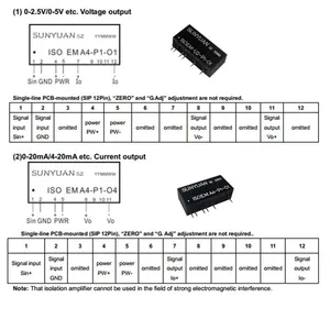 DC Current Voltage Signal Isolated 0-10V To 4-20mA Sensor Transmitter