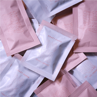 Sachet d'échantillon cosmétique en feuille thermoscellée Sachet d'échantillon de crème Emballage de sachets d'échantillon en papier kraft blanc biodégradable