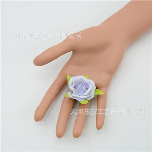 Fleurs artificielles Dongchen Crafts, roses multicolores 1.3G, pour décoration de mariage, décoration intérieure, fabrication artisanale - Product Image 2