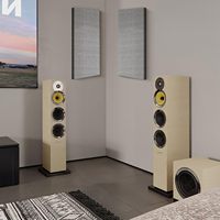 Panneaux muraux acoustiques modernes en tissu ignifuge pour hôtels, salons et studios d'enregistrement - NRC élevé 0.9, écologiques