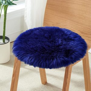 Round Plush <strong>Huge</strong> fox Sheepskin Fur <strong>Rug</strong> - Product Image 6