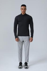 Camiseta Deportiva de Manga Larga para Hombre, de Secado Rápido, Ajustada, con Media Cremallera, Transpirable y de Alto Rendimiento, Suministro a Granel Estable - Product Image 2