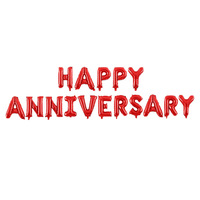 Ensemble de ballons personnalisés de 16 pouces HAPPY ANNIVERSARY lettre aluminium or rose pour l'école de retour Saint Valentin Halloween
