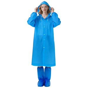Adult &amp; Kids EVA Raincoat with Shoe Covers <strong>Waterproof</strong> Rain Gear <strong>Set</strong> - Product Image 1