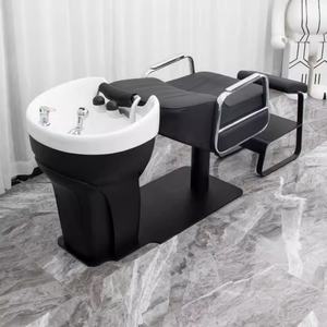 Hair Washing Station Massage Bed Hair <b>Salon</b> <b>Furniture</b> Shampoo Bed Washing Shampoo Chair With Bowl - Product Image 5