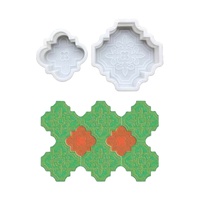 Moule de pavage en plastique RF PP, pour la route, carreaux de brique de couleur moulée, moule en plastique, moules de bloc de brise carré