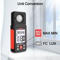 GVDA-medidor Digital de luz, medidor de iluminancia FC, 200000 Lux, iluminómetro, fotómetro, luxómetro