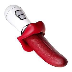Magic Tongue 2-en-1, stimulation orale par léchage, vibrateur à 10 modes, stimulation clitoridienne, rechargeable, étanche, jouet sexuel pour femmes - Product Image 1