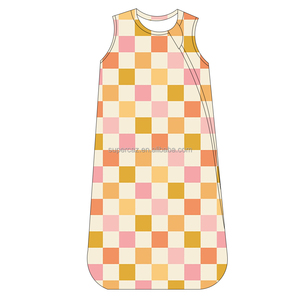 Style populaire enfant en bas âge sac de couchage avec bonne qualité Double fermeture éclair bambou Spandex sac de couchage sac de couchage en gros - Product Image 2
