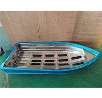 Bateau de pêche en aluminium/aluminium 9.8ft Longueur X 4.6ft Largeur X 1.6ft Hauteur Long Bateau Aluminium < 4m