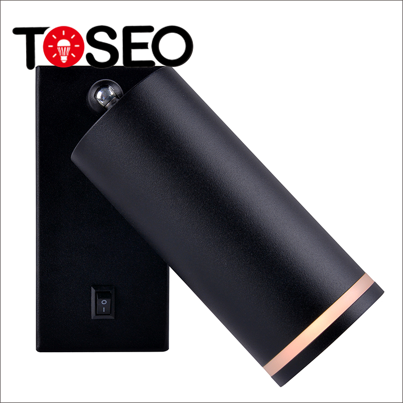 Custom Pure Aluminium Surface Mounted Spotlights Adjustable Led Gu10 Wall Lamp Spots
