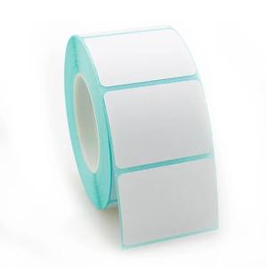 500 uds/rollo de papel adhesivo blanco etiqueta térmica papel logística código de barras etiqueta en blanco impresión directa pegatinas impermeables - Product Image 2