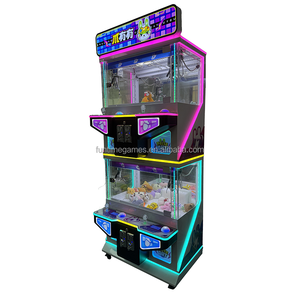 <span class=keywords><strong>4</strong></span>人用マルチプラグミニクレーンゲーム機、スチールキャビネット付き、屋内キッズアーケードプレイグラウンド向け - Product Image 3