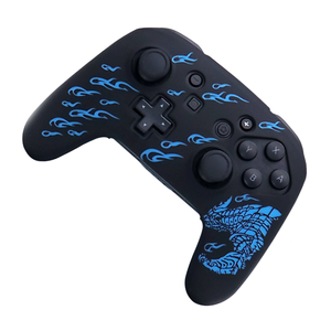 Silicone bảo vệ trò chơi điều khiển bìa cho Nintendo chuyển đổi <span class=keywords><strong>Pro</strong></span> xử lý Laser khắc chống-droop Shell trường hợp - Product Image 4