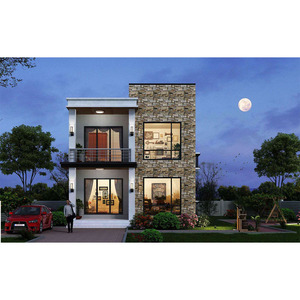 Chất lượng tuyệt vời hiện đại sống ánh sáng thép prefab khu nghỉ mát biệt thự sang trọng nhà 3 phòng ngủ 2 phòng tắm nhà tiền chế - Product Image 6