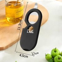 Outils d'ouverture de cuisine 5 en 1, ouvre-bouteille magnétique multifonction personnalisé, ouvre-boîte, ouvre-pots