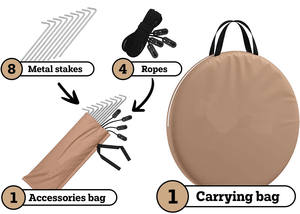 Carpa Automática de Alta Calidad para 4 Personas, Carpa de Camping Automática para Exteriores - Product Image 4