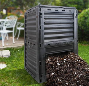 <span class=keywords><strong>300L</strong></span> jardin en <span class=keywords><strong>plastique</strong></span> bac à compost bac de rangement extérieur Offre Spéciale poubelle compost corbeille - Product Image 3